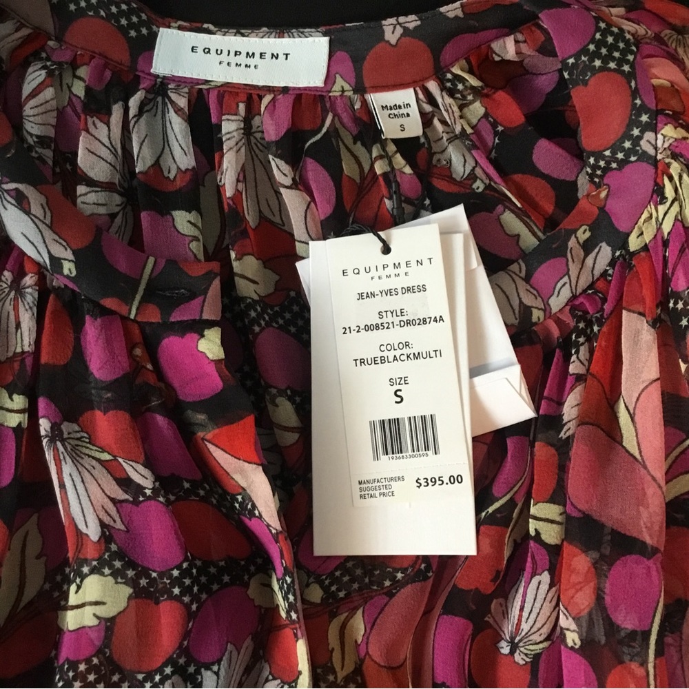 NWT Equipment Jean-Yves dress, size S. - Picture 5 of 12